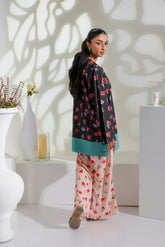 Luna - Printed Short Shirt with Flower Designs